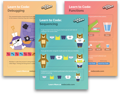 Rodocodo learn to code posters