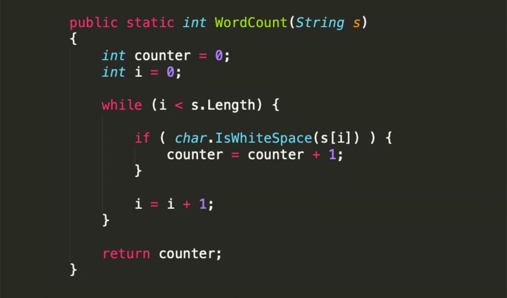 Rodocodo demystifying coding word count c# code