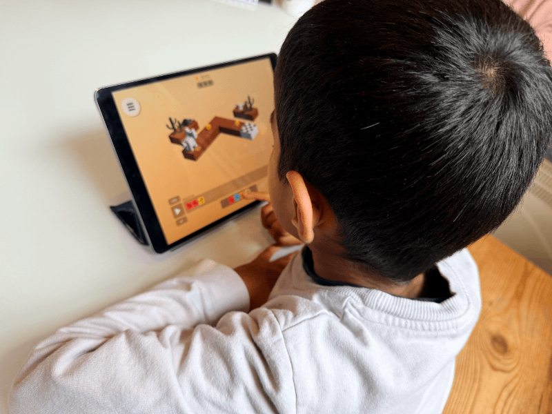 child using rodocodo independently